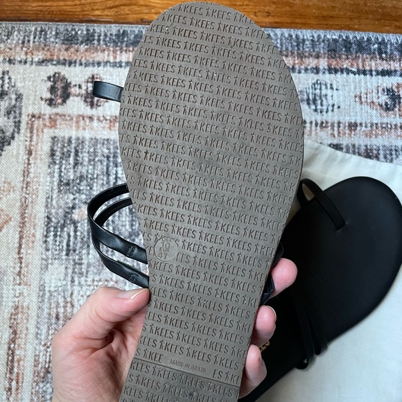 TKEES Liah Sandal leather in black - Picture 2 of 3